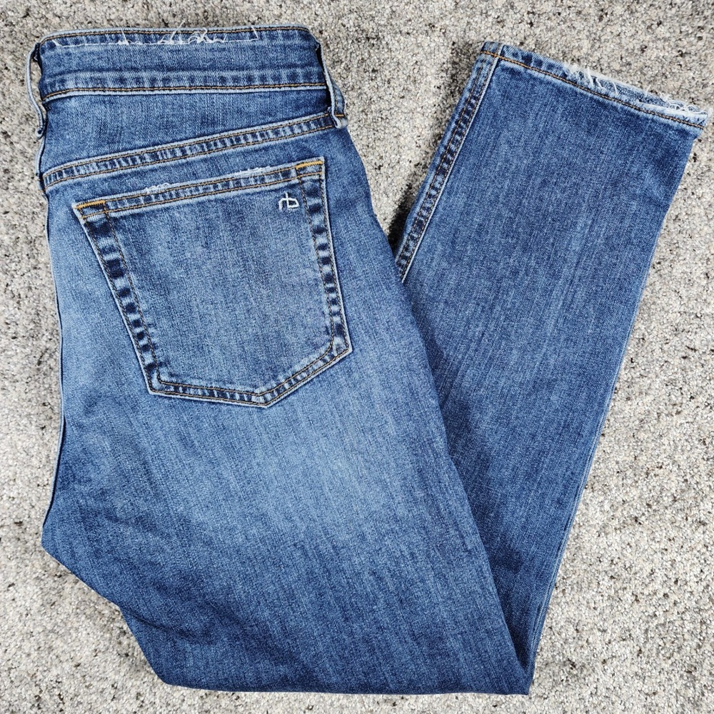 Rag & Bone Dre Jeans Womens 28 Slim Boyfriend Julienne Low Rise Denim Excellent